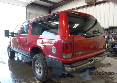2003 Ford Excursion Xlt из США, поврежденный, VIN 1FMSU41P93ED68762